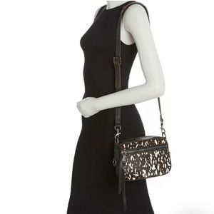 Aimee Kestenberg Genuine Calf Hair Crossbody Bag - Real Leather